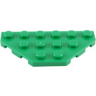LEGO Grün Keil Platte 3 x 6 mit 45º Ecken (2419 / 43127)