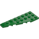 LEGO Green Wedge Plate 3 x 8 Wing Left (50305)