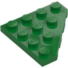 LEGO Verde Cuneo Piastra 4 x 4 Angolo (30503)