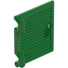 LEGO Zelená Okno 1 x 2 x 3 Shutter s Hinges a rukojeť (60800 / 77092)