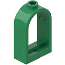 LEGO Green Window Frame 1 x 2 x 2.7 with Rounded Top (30044)