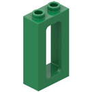 LEGO Verde Telaio della finestra 1 x 2 x 3 (3233 / 4035)