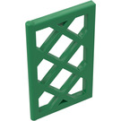 LEGO Green Window Pane 1 x 2 x 3 Lattice (Unreinforced) (2529 / 60607)