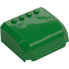 LEGO Groen Voorruit 5 x 6 x 2 Gebogen (61484 / 92115)