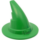 LEGO Grün Wizard Hut mit glatter Oberfläche (6131)