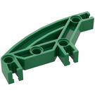 LEGO Verde Znap Barra Curvo 4 Agujeros (32246)