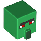 LEGO Groen Zombie Villager Hoofd (100573)