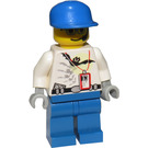 LEGO Grip with Blue Cap and Bat Top Minifigure