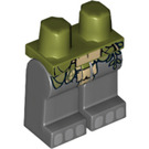 LEGO Grumlo Hips with Dark Stone Gray Legs (14244 / 16748)
