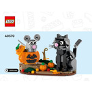 LEGO Halloween Kat en Mouse 40570 Instructions