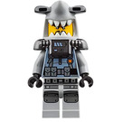 LEGO Hammer Head Shark with Moustache  Minifigure