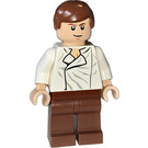 LEGO Han Solo, Reddish Marrón Piernas sin Holster Patrón Minifigura