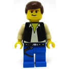 LEGO Han Solo with Black Vest and Blue Legs Minifigure