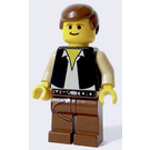 LEGO Han Solo mit Schwarz Weste und Braun Beine Minifigur