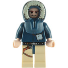 LEGO Han Solo with Dark Blue Parka with Tan and Brown Fur Minifigure (Smirk)