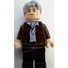 LEGO Han Solo con Gris Pelo (Neutral / Angry Cara) Minifigura