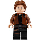 레고 Han Solo ~와 함께 Reddish 갈색 재킷 미니피규어