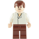 LEGO Han Solo with White Shirt without Wrinkles and Reddish Brown Legs Minifigure