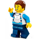 LEGO Handyman Harl Hubbs jossa Stunt Kuljettaja Puku Minihahmo