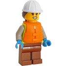 LEGO Harbour Worker mit Schwimmweste Minifigur