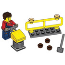 LEGO Harl Hubbs with Tamping Rammer Set 952018