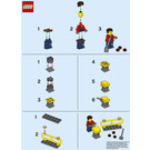 LEGO Harl Hubbs met Tamping Rammer 952018 Instructions