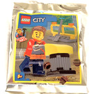LEGO Harl Hubbs avec Tamping Rammer 952018 Packaging