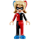 LEGO Harley Quinn med Svart og Rød Antrekk Minifigur