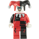 LEGO Harley Quinn avec Jester Chapeau, Bleu Eyes et blanc Mains Figurine