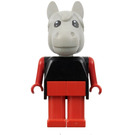 LEGO Harry Horse with Gray Head and Black Top Fabuland Figure