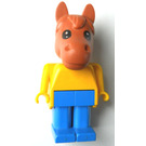 LEGO Harry Horse with Yellow Top Blue Legs Fabuland Figure