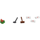 LEGO Harry Potter Calendrier de l'Avent 76390-1 Subset Day 4 - Broom, Shovel, Letters & Wreath