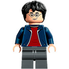 LEGO Harry Potter (Dark Blå Jakke med Zipper) Minifigur