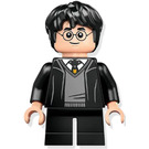 LEGO Harry Potter with Black Robe (Grin / Scared) Minifigure
