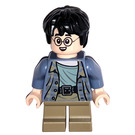 LEGO Harry Potter s Modrá Bunda a Tričko Minifigurka