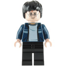 LEGO Harry Potter with Dark Blue Jacket and Black Legs with White Shirt Minifigure