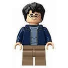 LEGO Harry Potter з Dark Синій Піджак і Темний загар ноги Мініфігурка