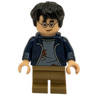 LEGO Harry Potter with Dark Blue Jacket and Dark Tan Legs with Dirt Stains and Printed Arms Minifigure