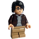 LEGO Harry Potter with Dark Brown Hoodie Minifigure