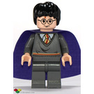 LEGO Harry Potter mit Dark Stone Grau Gryffindor und Violett Umhang Minifigur