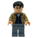 LEGO Harry Potter with Dark Tan Jacket and Sand Blue Legs Minifigure