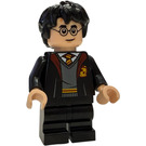 LEGO Harry Potter with Gryffindor Robe Open and Medium Legs with Messy Hair Minifigure