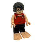 LEGO Harry Potter with Triwizard Swimsuit and Light Flesh Flippers Minifigure