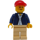 LEGO Harvester Driver Minifigur mit langer Kappe