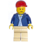 LEGO Harvester Řidič Minifigurka s krátkou čepicí