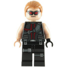 LEGO Hawkeye mit Dunkelrot und gekämmt Haar Minifigur