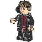 LEGO Hawkeye s Tmavě červená a Quiver Minifigurka