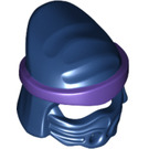 LEGO Kopf Wrap mit Dark Purple Tie und Knot (20568)