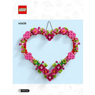 LEGO Cœur Ornament 40638 Instructions