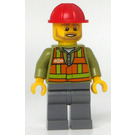 LEGO Heavy-Haul Trein Worker minifiguur